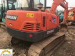 0.25M3 Bukcet Used Compact Excavators , DH55 Doosan 5 Ton Excavator 2012 Year