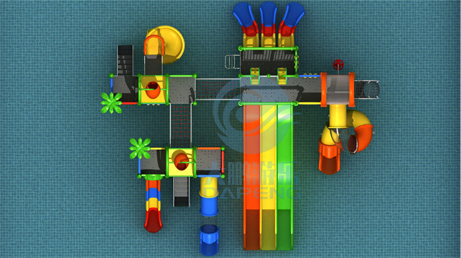 Children'S Medium Water Slide LLDPE Anti UV Static Customized