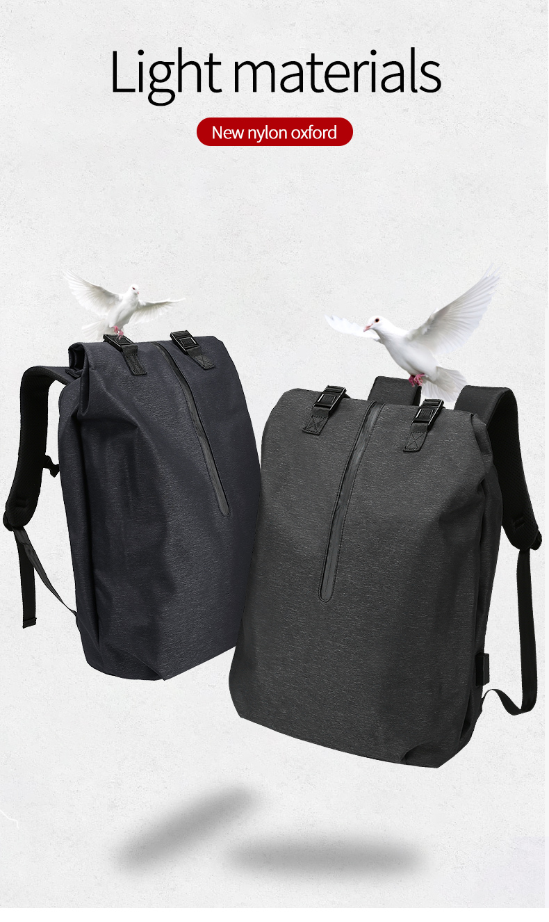 Factory hot sale OEM custom logo men school waterproof business bag travel USB Laptop Backpack