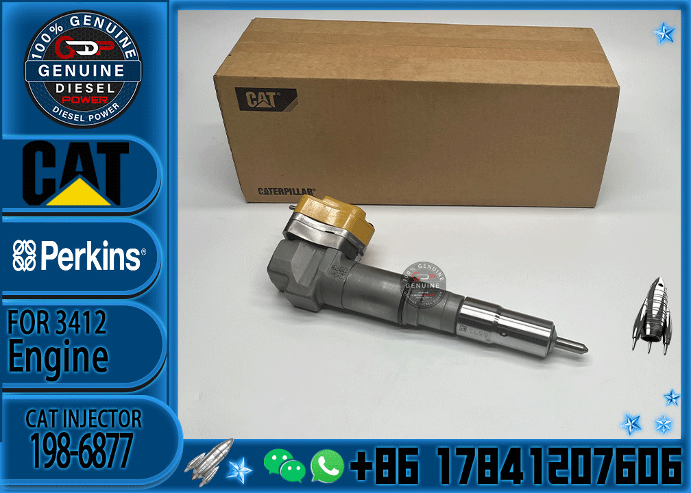 New 3412 Diesel Engine Parts Injector 198-6877 232-1171 232-1183 1747526 198-6877 2321166 1987912