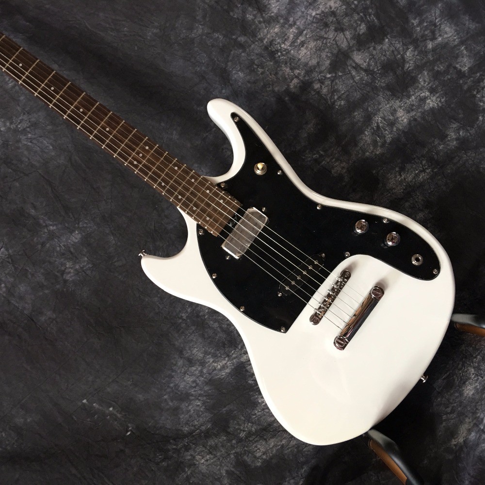 maple Scalloped Fingerboard Vintage white Yngwie Malmsteen Guitar Big Head ST Electric Guitar