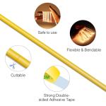 Long-lasting COB Led Strip Light IP20 8mm 12V24V 320leds Green for Outdoor