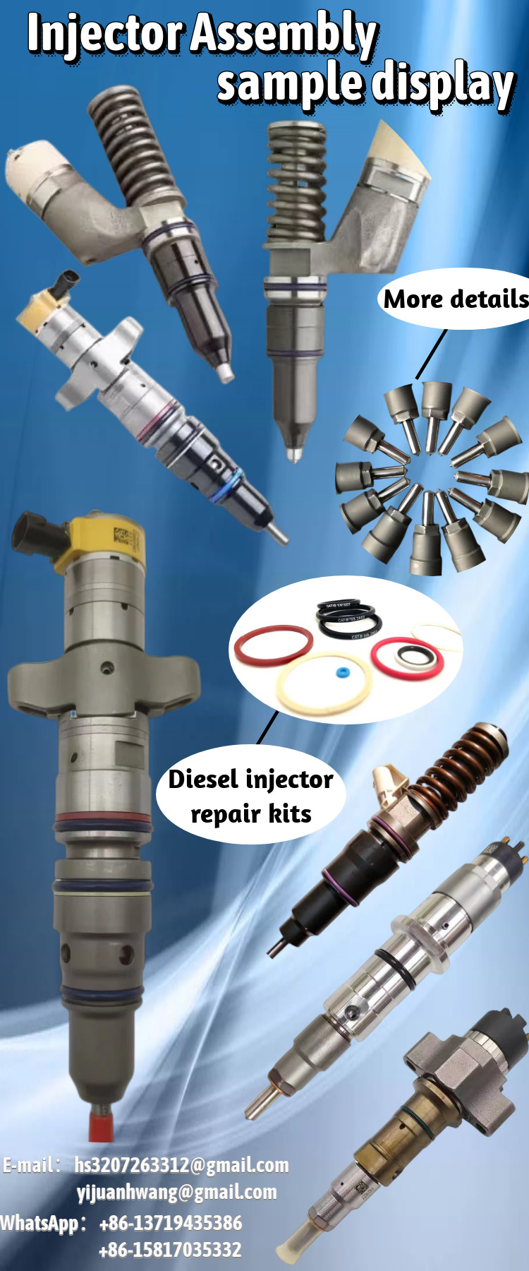 6743-11-3320 Fuel Injector Nozzle For PC300-7 PC350-7 PC360-7 Fuel Diesel Engine S6D114 WA430-3