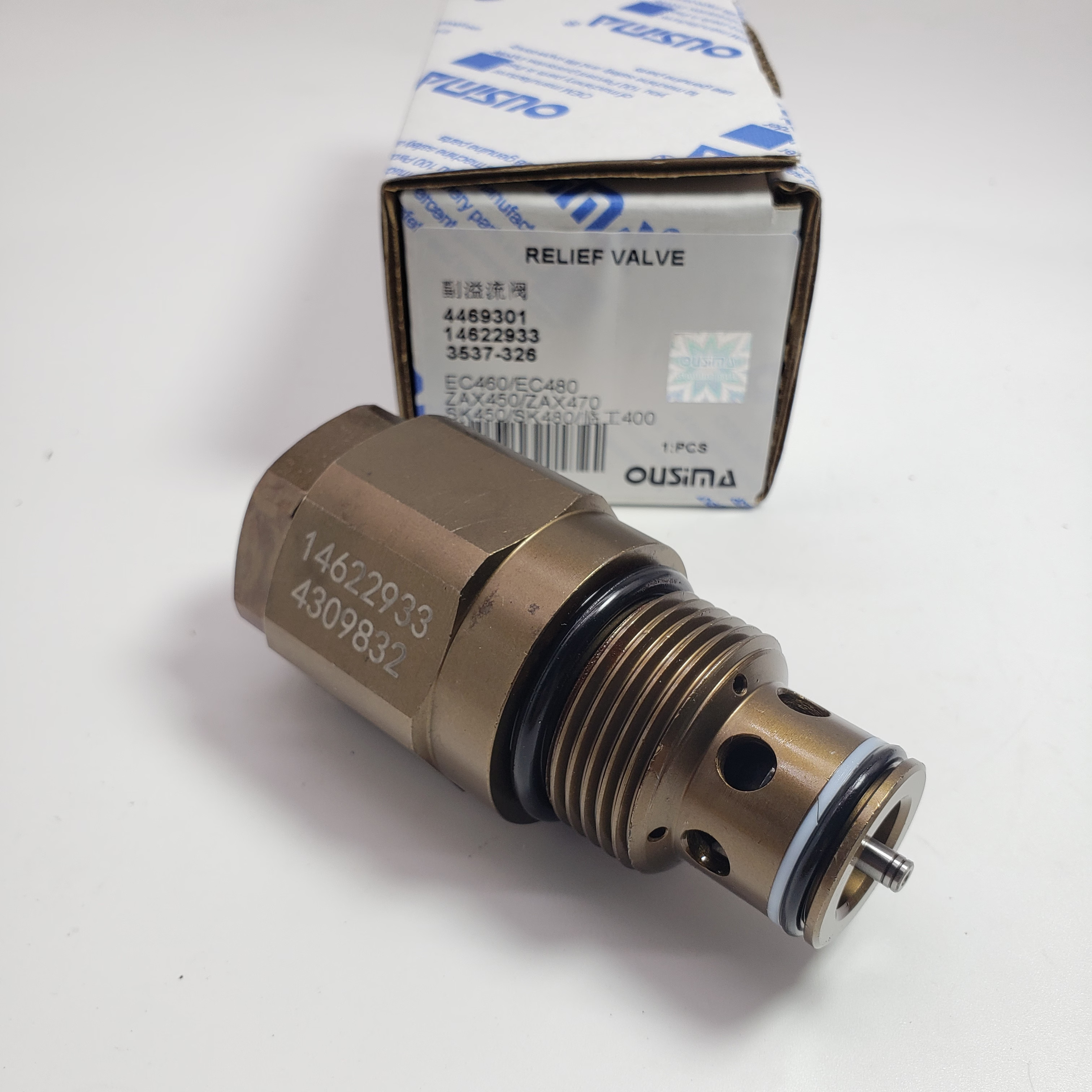 Relief Valve 4469301 14622933 3537-326 For Hitachi ZX450-3 ZX470H-3 ZX850-3 VOLVO EC460