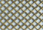 Diamond Holes Brass Woven Wire Mesh Cloth