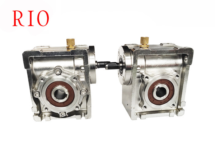 316 Stainless Steel Worm Gear Reducers Nmrv040 For Industrial Machinery Using