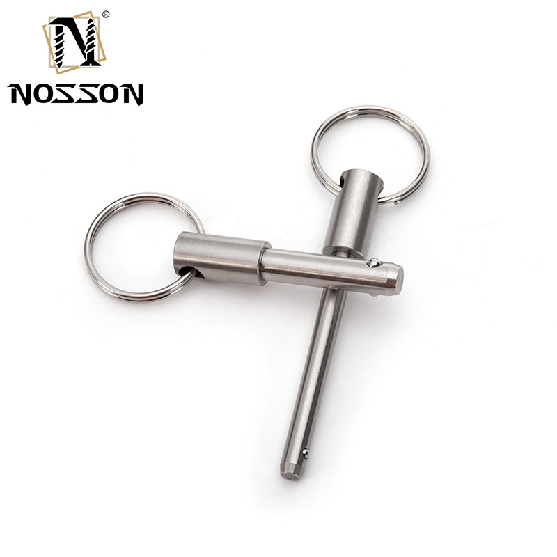 Custom Silver Stainless Steel Spring Loaded Ball Lock Pin for Air Shipping and Professional Customization Solutions