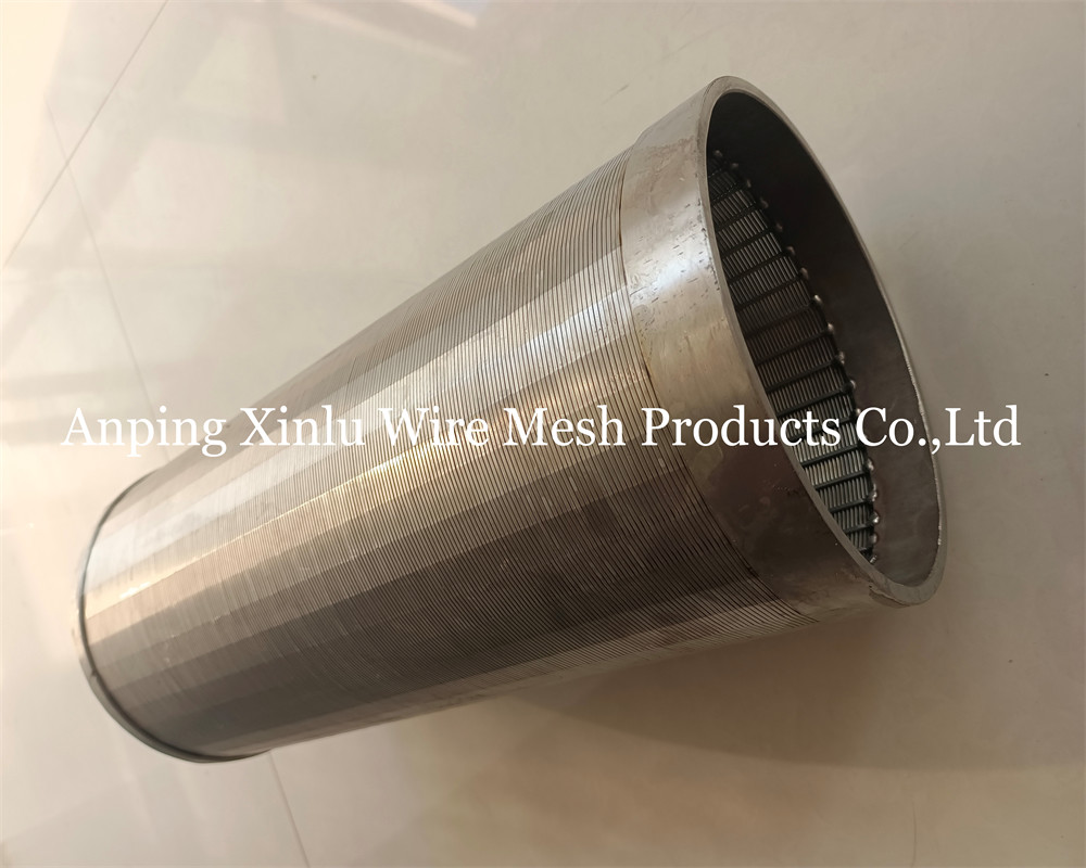 1000-3000-6000mm Wedge Wire Screen Pipe with 3x4.6mm Support Wire for Drilling tubewell and Wastewater Processing