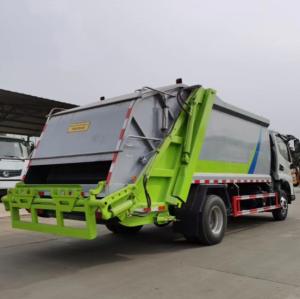 Quality Sanitation Garbage Truck Dongfeng Garbage Truck In Dubai Reverse Gear 8280x2850x2350mm wholesale