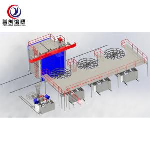 Quality 3 Arm 4 Arm Bi Axial Rotomoulding Machine / Water Tank Making Machine wholesale