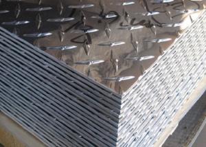 Quality 5052 5083 5754 Aluminum Checker Sheet / Aluminum Tread Plate For Trailer Decking Plate wholesale