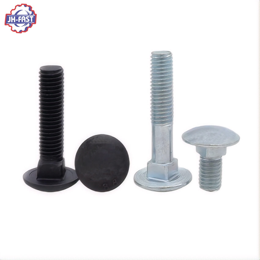 Directly Supply M4 M5 M6 M10 M12 Carriage Bolts with Square Neck and Round Cup Head