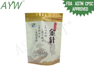 Quality Reusable Aluminum Bags Food Packaging Lock Zipper For Day Lily Buds wholesale