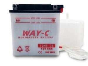 Quality 12N5-3B Motorcylcle Battery Acid Battery Charger Motobike Battery 12V wholesale
