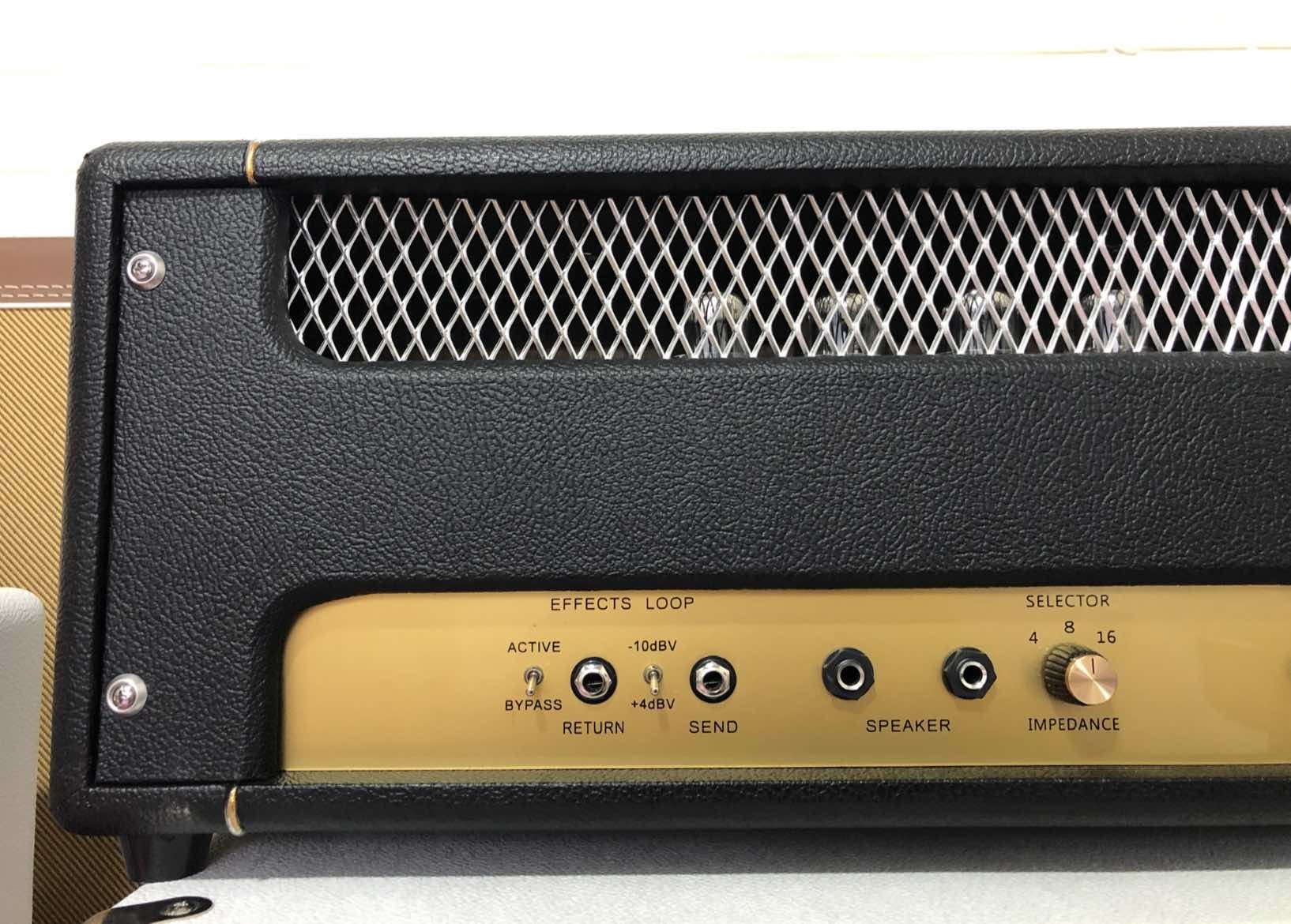Custom JCM800 2204 MKII 50W Hand-Wired Tube Amp Head with Two Channel Clean Tone with Master Volume and Loop