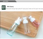 100 ML PETG Plastic Bottles / Empty Lotion Bottle For Cosmetic Packaging
