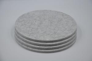 Quality Round Polyester Fiber Acoustic Soundproofing Panels PET Suspended Ceiling Acoustic Pads wholesale