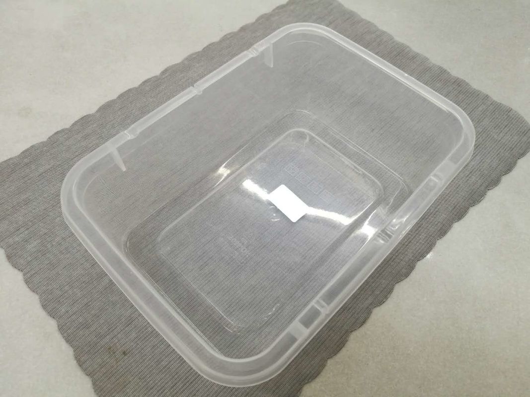 Clear Plastic Food Storage Box with Lid and Lock Capacity 0.9L to 12L Withstand Temperatures From -40°C to +80°C