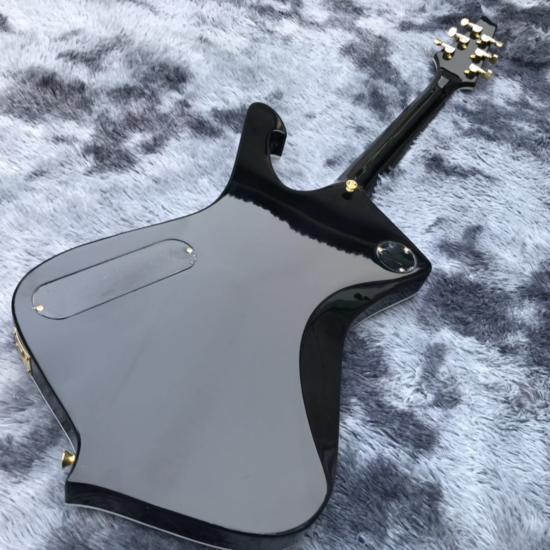 Custom New 6 Strings Advanced Electric Guitar Special-Shaped Guitar Mirror Crack Guitar Silver Hardware Customizable