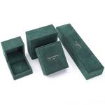 Wholesale Manufacturing Luxury velvet Jewellery Box Personalized Custom logo