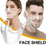 Fashion new transparent anti fog face shield protective full plastic face cover