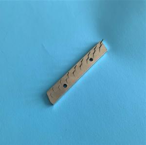 Quality Textile Finishing Machinery Parts Bruckner Stenter Needle Plate Stenter Pin Bar Copper SS304 Material wholesale