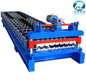 Quality Gear Drive Roofing Sheet Roll Forming Machine High Forming Machine 30-35 m / min wholesale