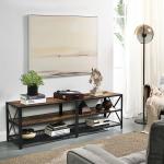 Long TV Console Table, Large TV Stand for Sale, Industrial TV Stand, LTV094B01