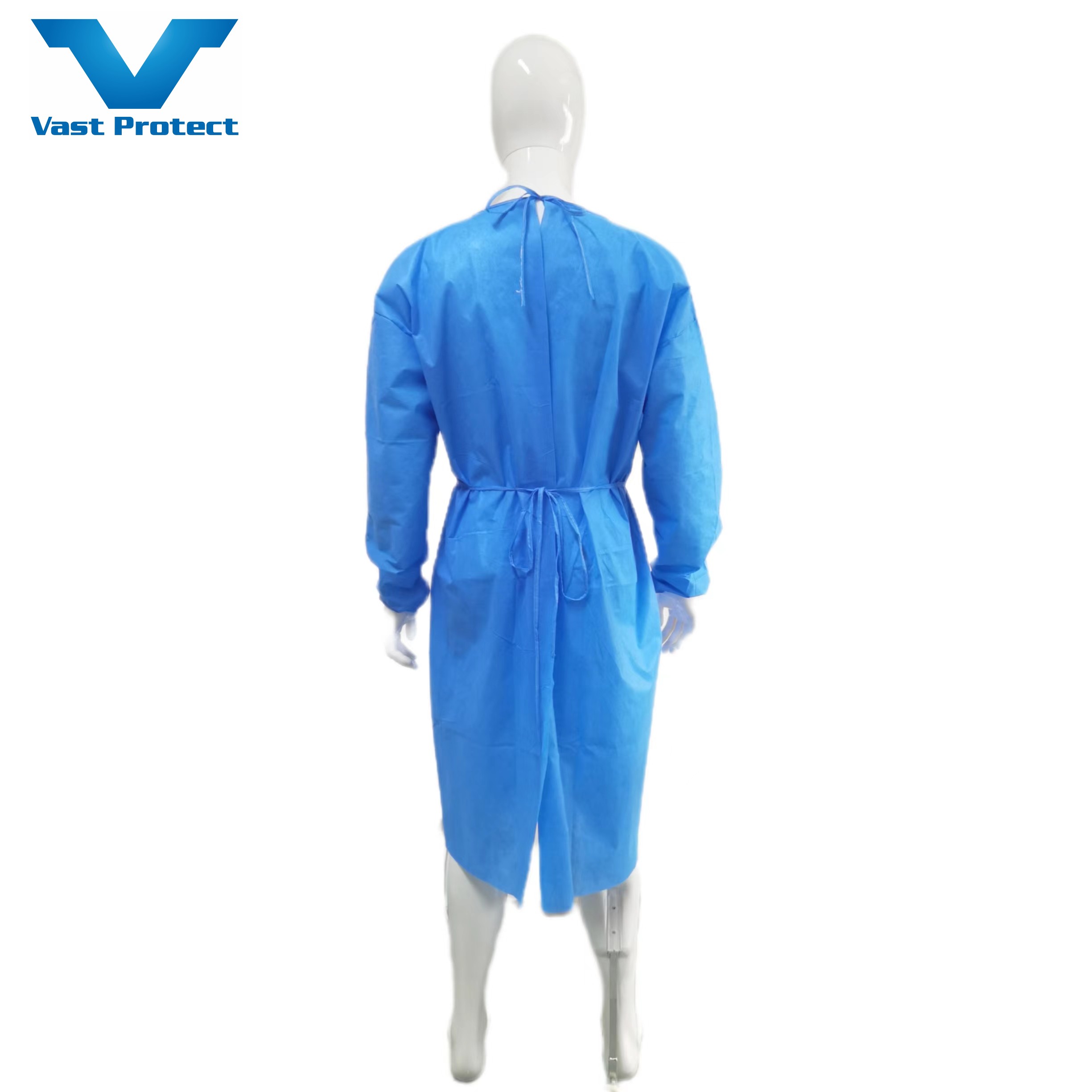 45gsm Sterile SMS Medical Surgical Gown For Dental Hospital Operation Protective
