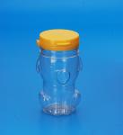 Small Capacity Clear Plastic Jars High Durability Dog Shape 48MM Caliber