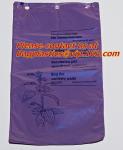 33 Gallon Blue tint recycling plastic soiled linen hospital liner bag1.2mil
