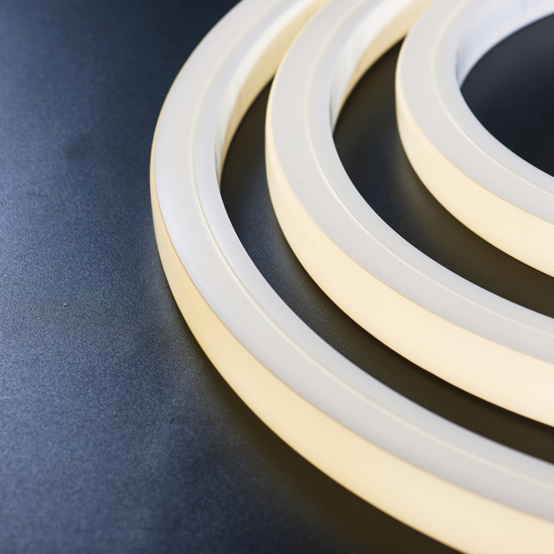 Warm White 2700K Silicone Neon LED Light With 12W/m Emitting Color And IP68 Waterproof Rate