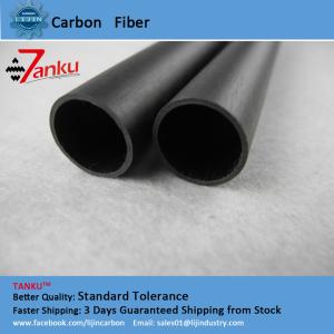 Quality High Strength 3k Carbon Fiber Pipe Corrosion Protection For Machine Parts wholesale