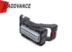 34566-2003 Molex MX123 REC Cable Mount 80 Pin Female ECU Connector With Back