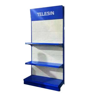 Quality Single Side Gondola Display Shelf Metal Supermarket Exhibition Display Rack wholesale