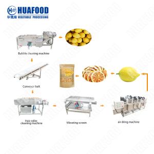 China Protein Nut Candy Bar Making Machines Citrus Fruits Washing Machine Cleaning Dryer on sale