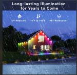 IP65 Solar Decorative Light 10M 20M 30M 50M Outdoor Under Eave Lights
