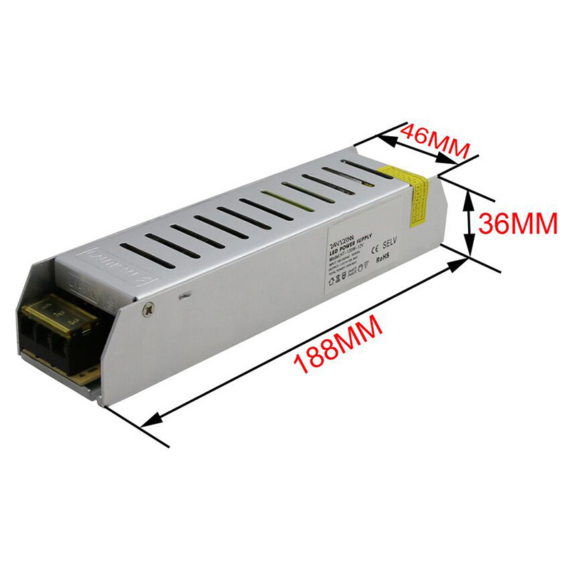 24 volt power supply 120w smps power supply Slim power supply IP20 LED transformer Adapter for strip Light