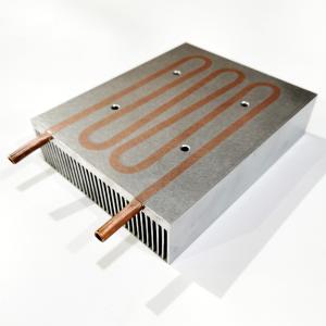 Quality Anodizing Water Cool Heat Sink With Copper Tube 120x36x150MM wholesale