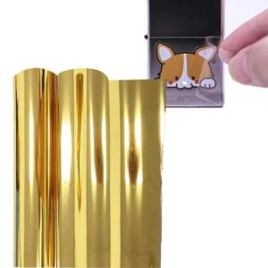 Quality 60cmx100m Transparent UV Film Gold Silver White Ab Pet Film Printing Dtf UV Pet Film wholesale