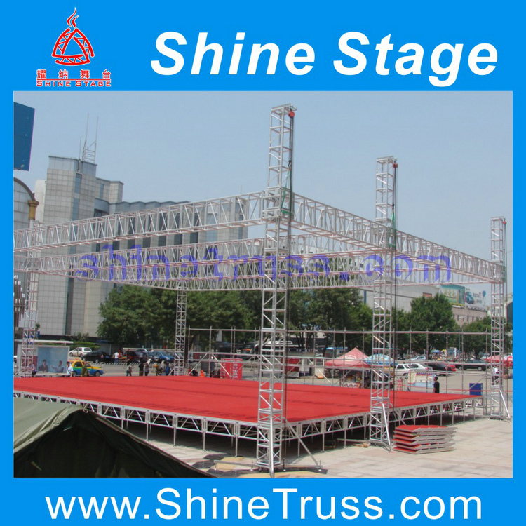 Bottom price latest easy assembly mobile portable stage