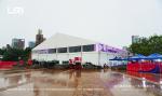 Fire Retardant Party Event Tent With White PVC Sidewall