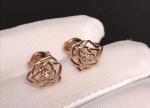 Piaget brand jewelry 18kt Rose earrings in 18K rose gold set with 2 brilliant