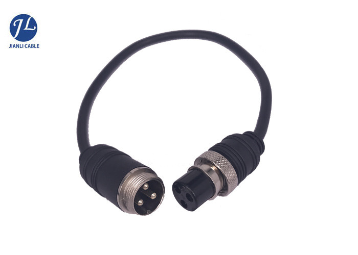 Waterproof Extra GX16 3Pin Aviation Cable With Audio Transmission 5M Extension