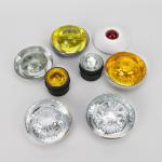 Temporary Road Stud With 50cm Height Solar Powered Glass Design Glass Material
