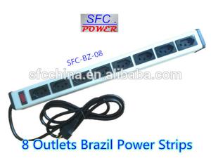 Quality 19&quot; Power Strips, Brazil Power Distribution Units and Extension Cords wholesale