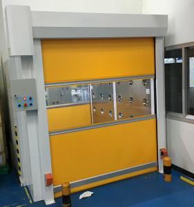 Quality W1800mm Cargo Air Shower Tunnel With Fast Speed Shutter Doors for For Forklift, Powder coated steel material wholesale