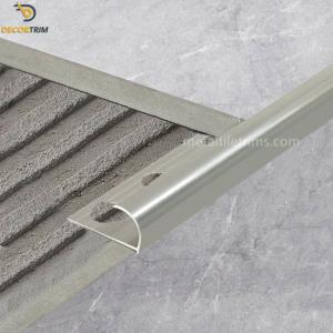 Quality Protective Decorative Aluminium Tile Trim Curved Shape 8mm Size wholesale