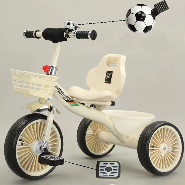 Baby Trike for Children Aged 2-5 Enlarged Pedal Design and 3 EVA Wheels in 2023