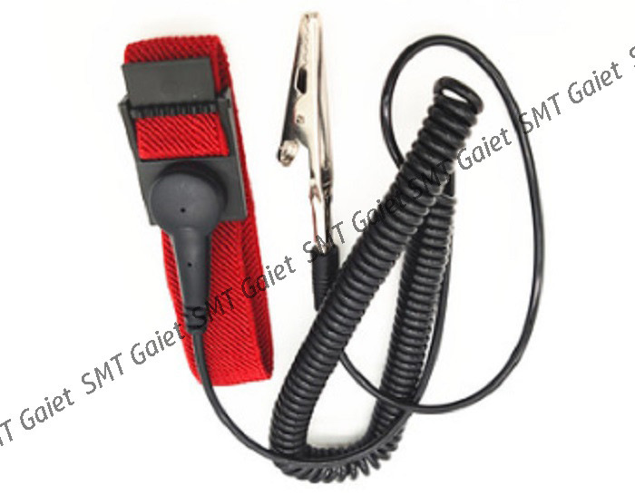 Red Esd Wrist Strap Stretching About 2.5M Anti Static